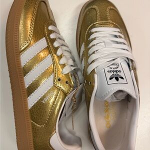 adidas Gold and White Women's Shoes
